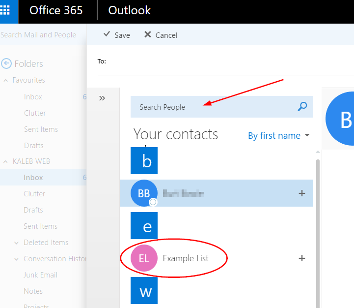 how to set up a email group in outlook 365