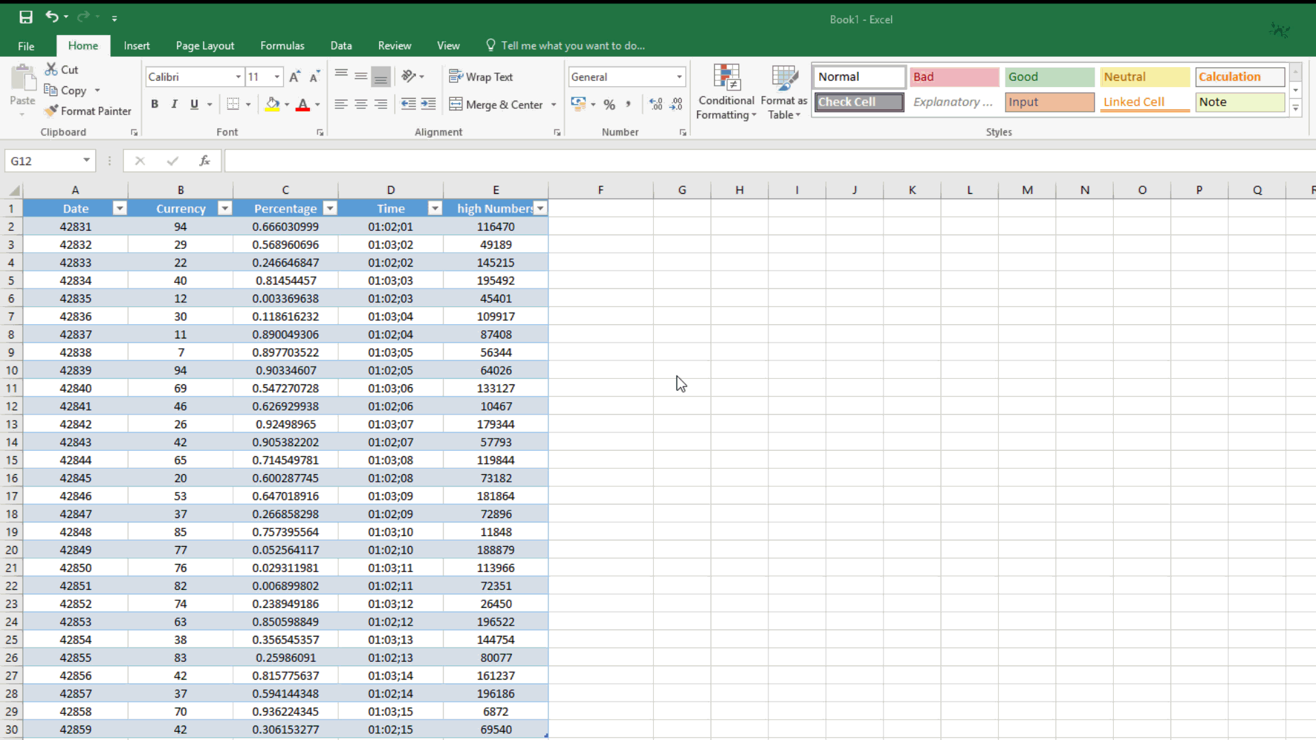 Excel Vba Set Cell Format Number