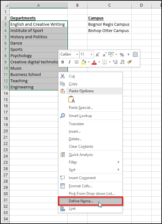 Excel Drop Down Lists Support And Information Zone