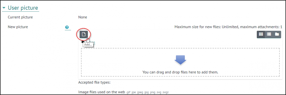 file picker