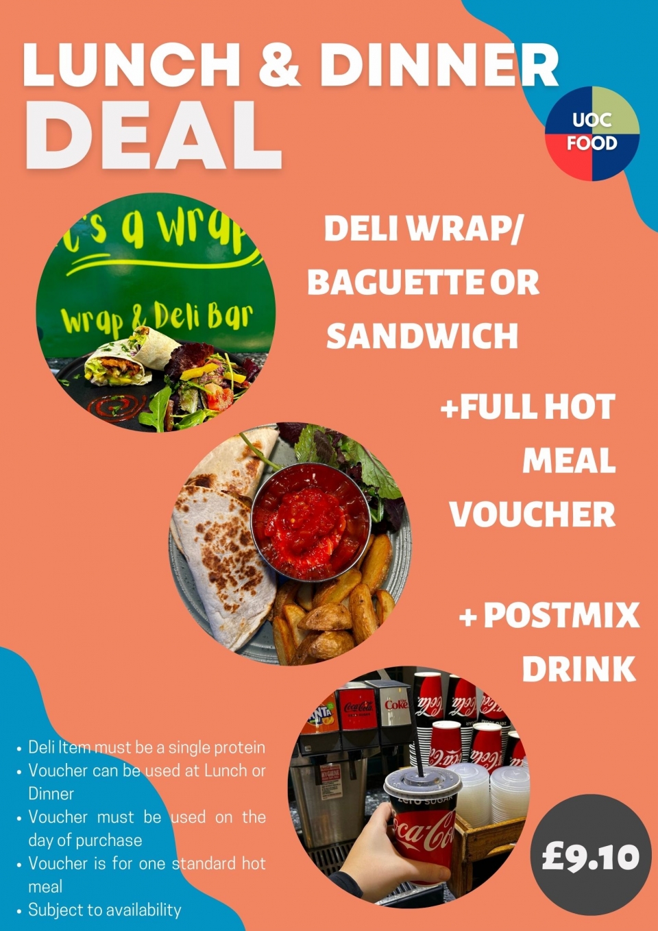 lunch and dinner deal poster