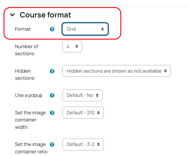 select grid view